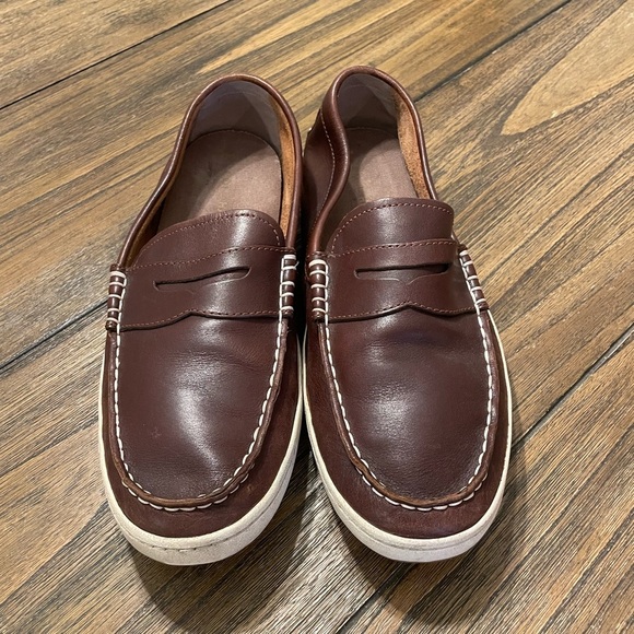 COLE HAAN Pinch Weekender Roadtrip Mens 10M Loafers Brown Leather Shoes C24009 - Picture 1 of 10